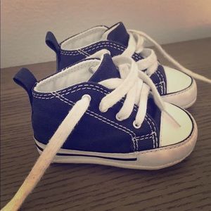 Navy Baby Converse